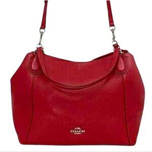 Coach Red Leather Bag